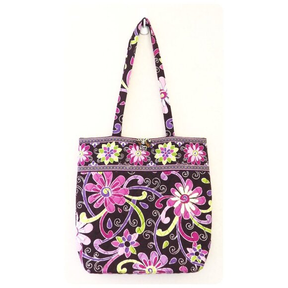 Vera Bradley Handbags - Vera Bradley Purple Punch Tote Bag